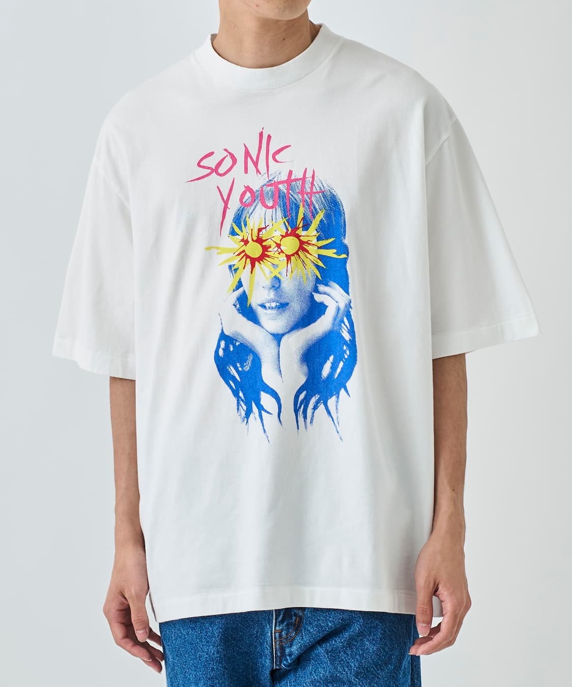 24SS 블럼스 루트스탁 소닉유스 빈티지 와이드 반팔 티셔츠 L 상품이미지1