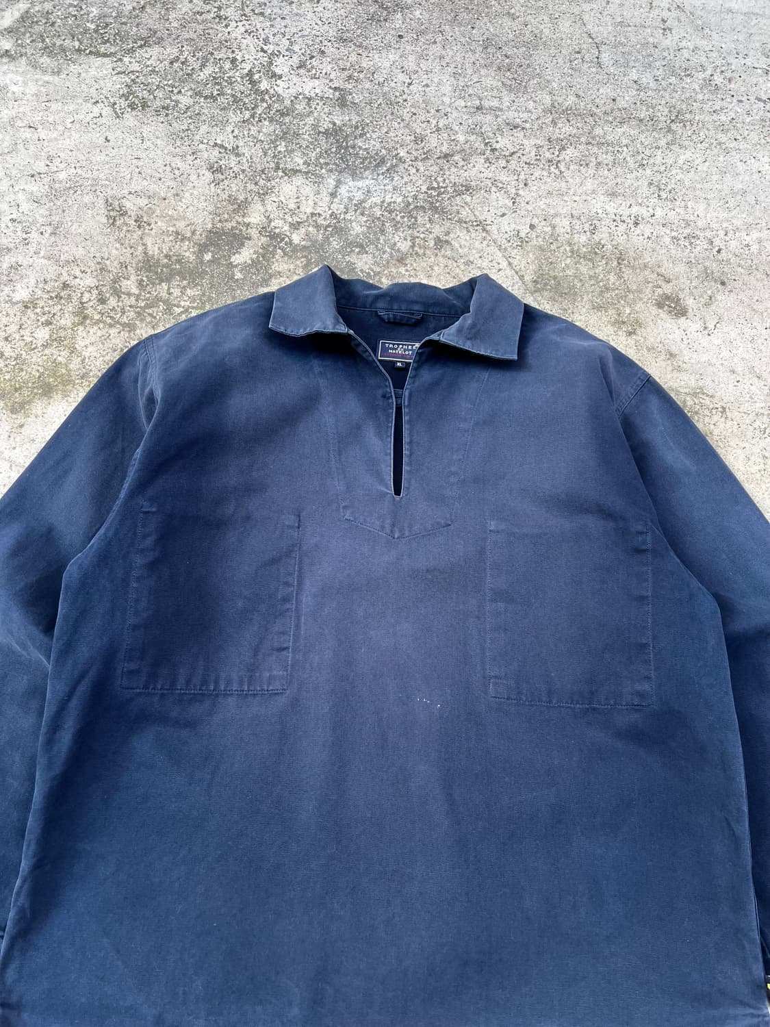 FADED DARK NAVY OLD FRENCH 프렌치피셔맨스목자켓 상품이미지6