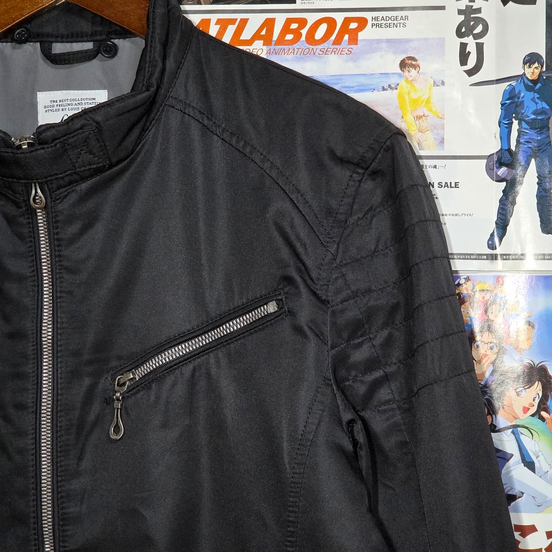 JPN 포켓 지퍼 넥 버클 락시크 자켓 상품이미지3