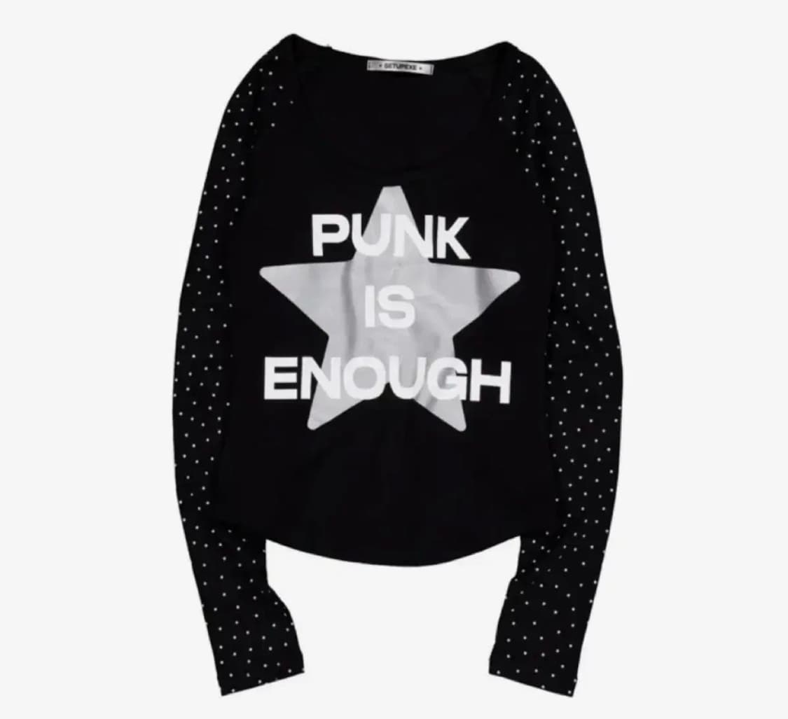 셋업이엑스이 STAR SLEEVE PUNK TOP 상품이미지1