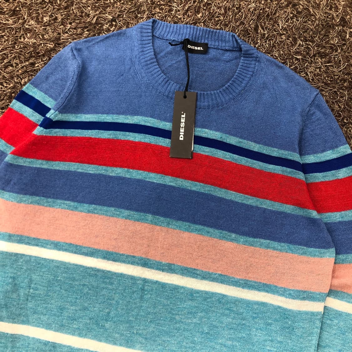 새상품 디젤 멀티컬러 린넨 니트  상품이미지2