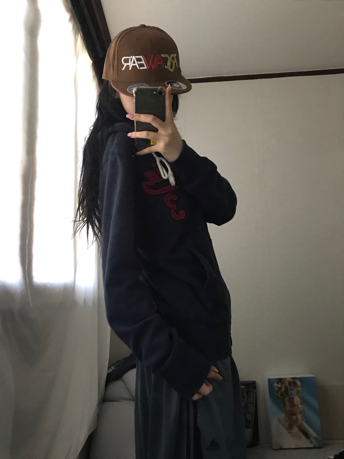 후아유 네이비 후드집업 상품이미지4