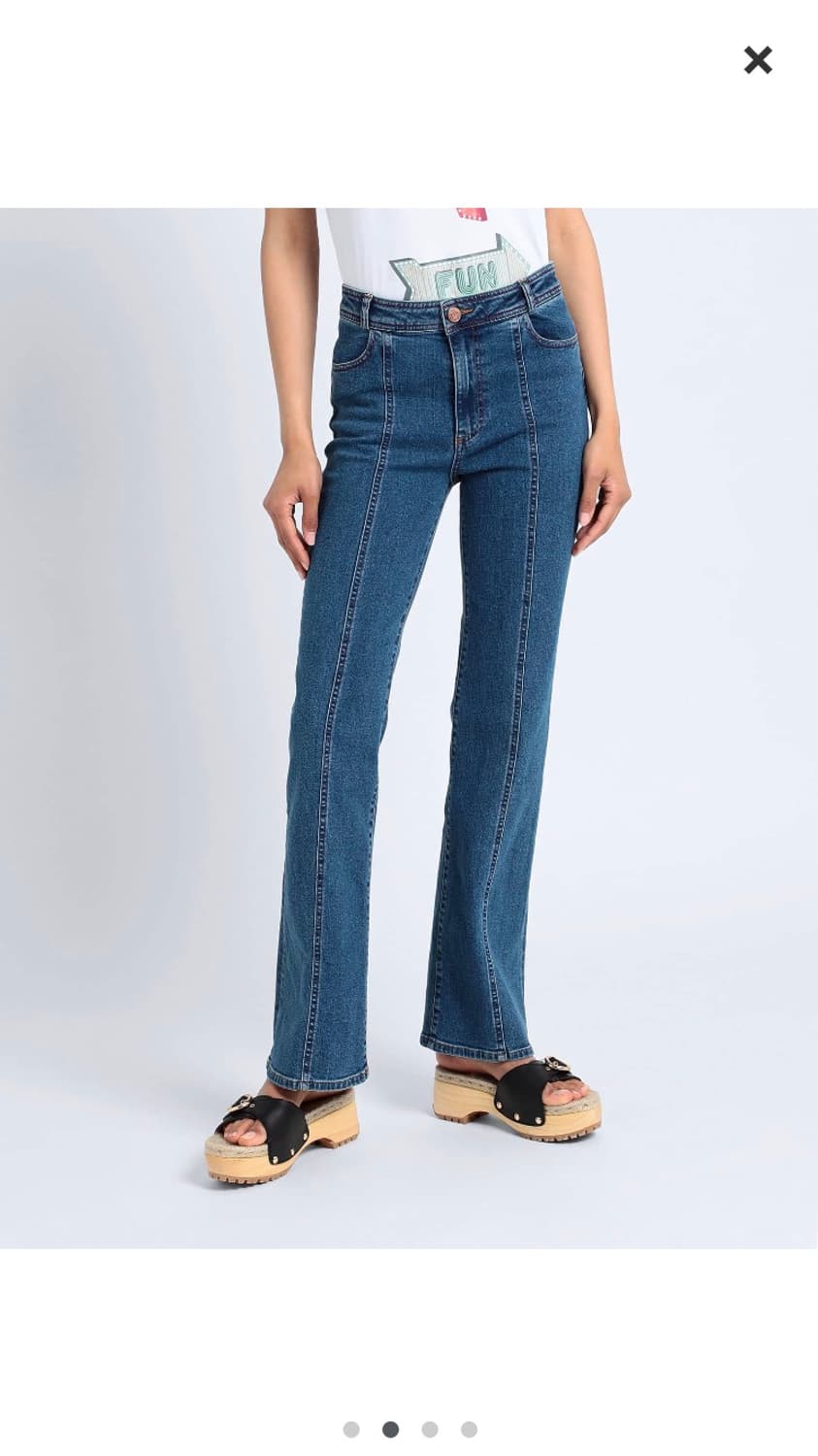 씨바이클로에 세미일자부츠컷 27 새상품  상품이미지1