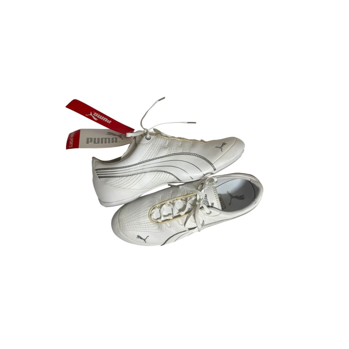 00s PUMA Etoile 화이트 실버 슬림 스니커즈 상품이미지1