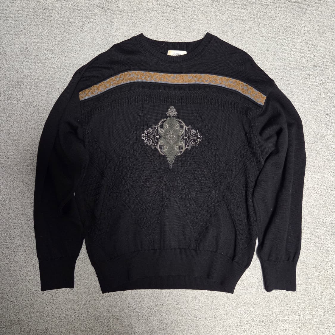 Moare 일본 빈티지 울 니트 L(100) 상품이미지1