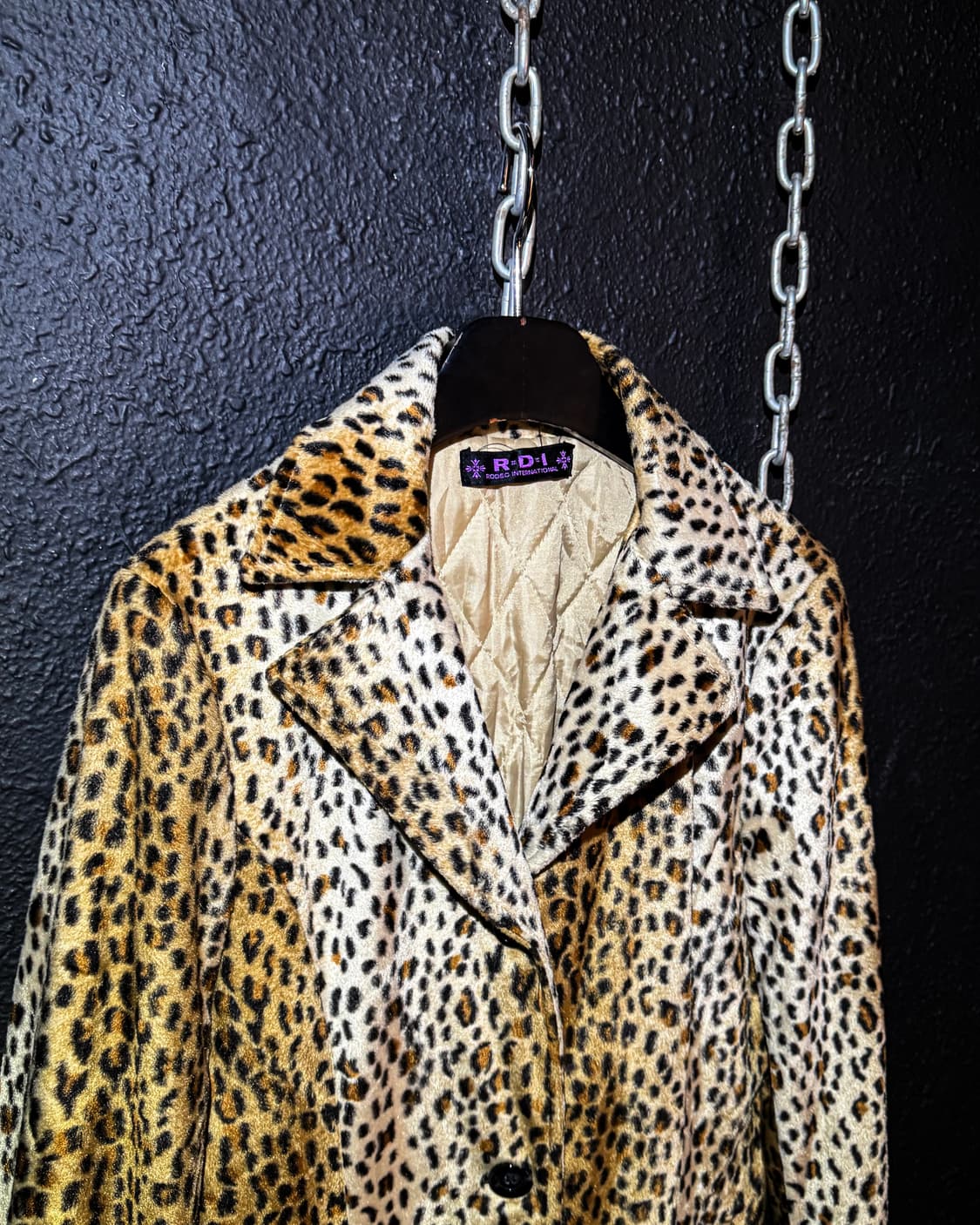 R.D.I – Leopard Pattern Long Coat 갸루코트 상품이미지2