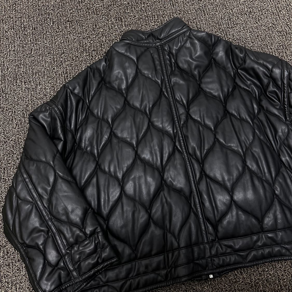 ZARA 자라 여성 퀄팅 레더 자켓 점퍼 L 상품이미지6