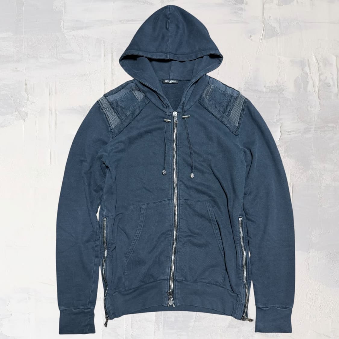 (국문탭) 발망 13fw 어깨 패치 후드집업 s 상품이미지1