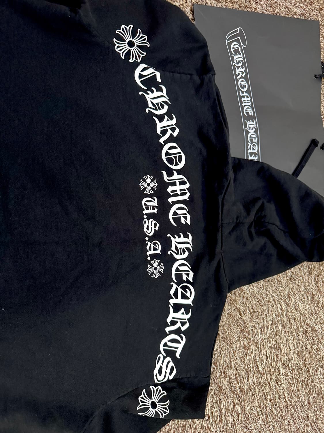 크롬하츠 USA 스크립트 후드티 상품이미지4