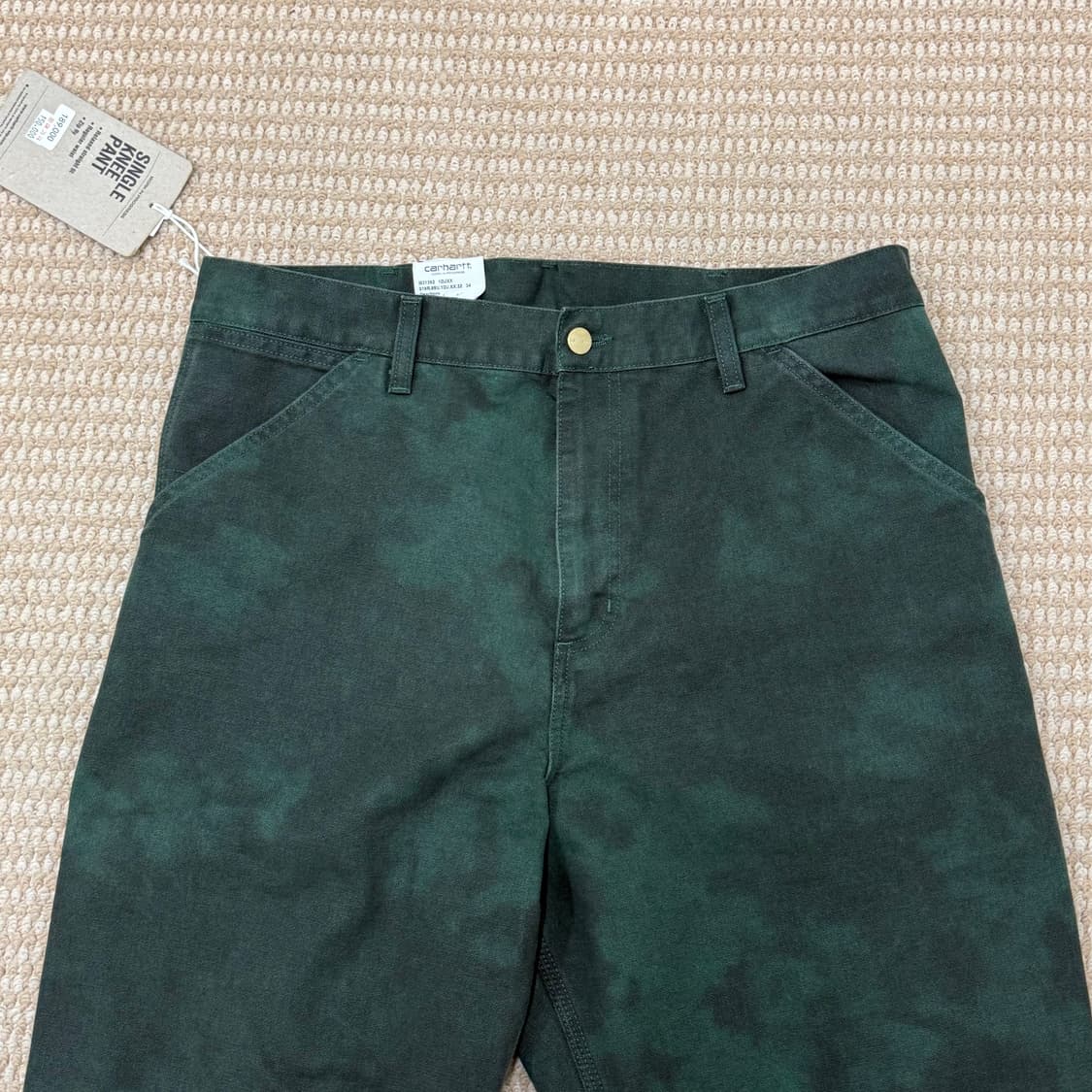 칼하트 WIP 싱글 니 크로모 팬츠 상품이미지3