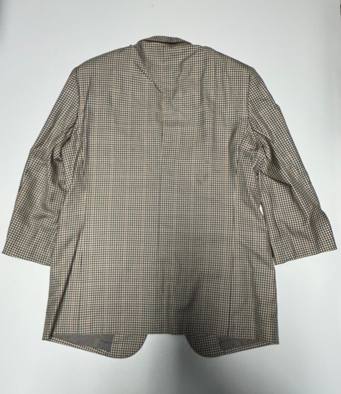 정품!! 입생로랑 YSL 레트로 체크 울 자켓 L 상품이미지2