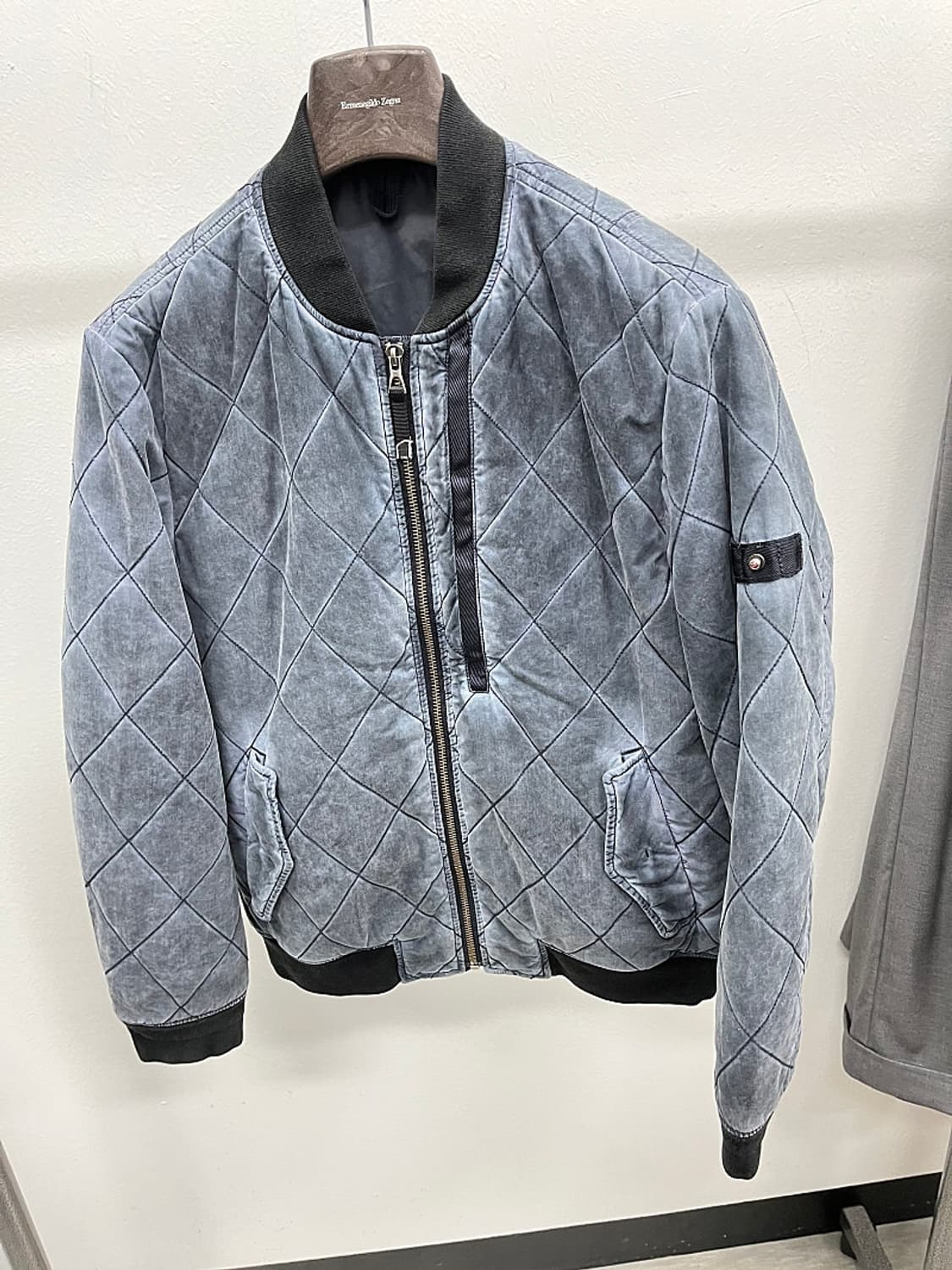 100) 시리즈 퀼팅 블루종  상품이미지1