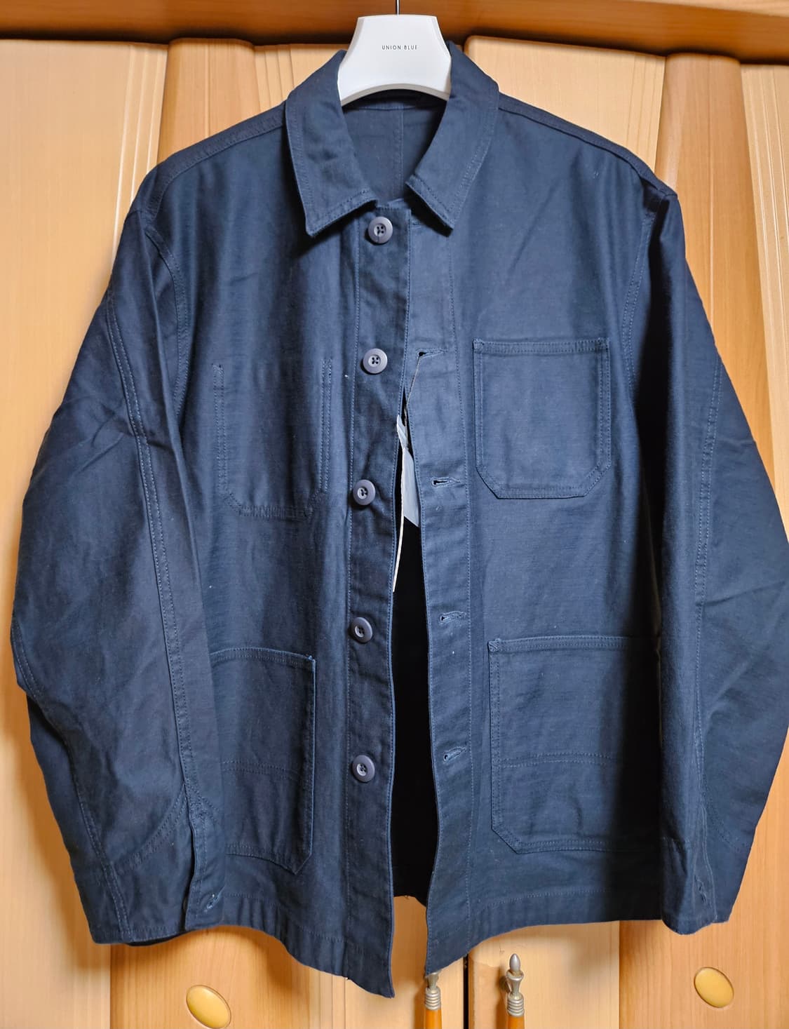 무탠다드 백사틴 초어자켓 네이비 M 상품이미지3