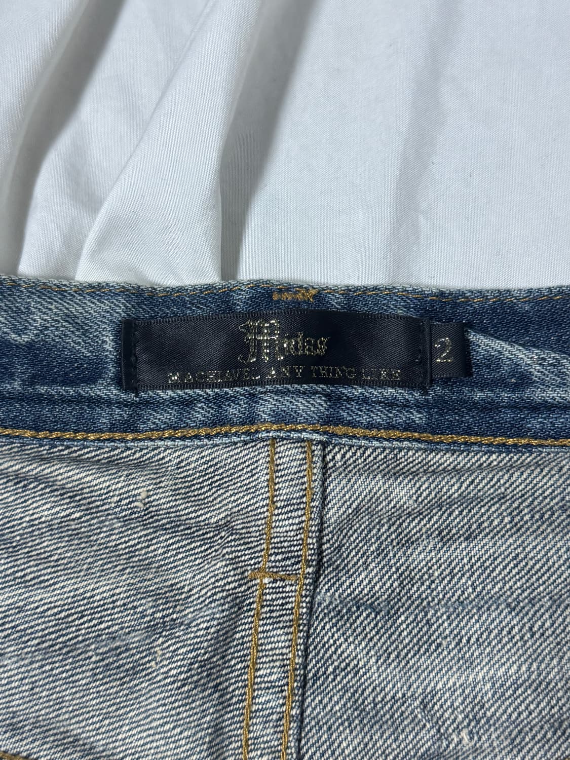 Midas 워싱 가공 디스트로이드 데님 쇼츠 y2k vkei 토네이도마트 상품이미지8