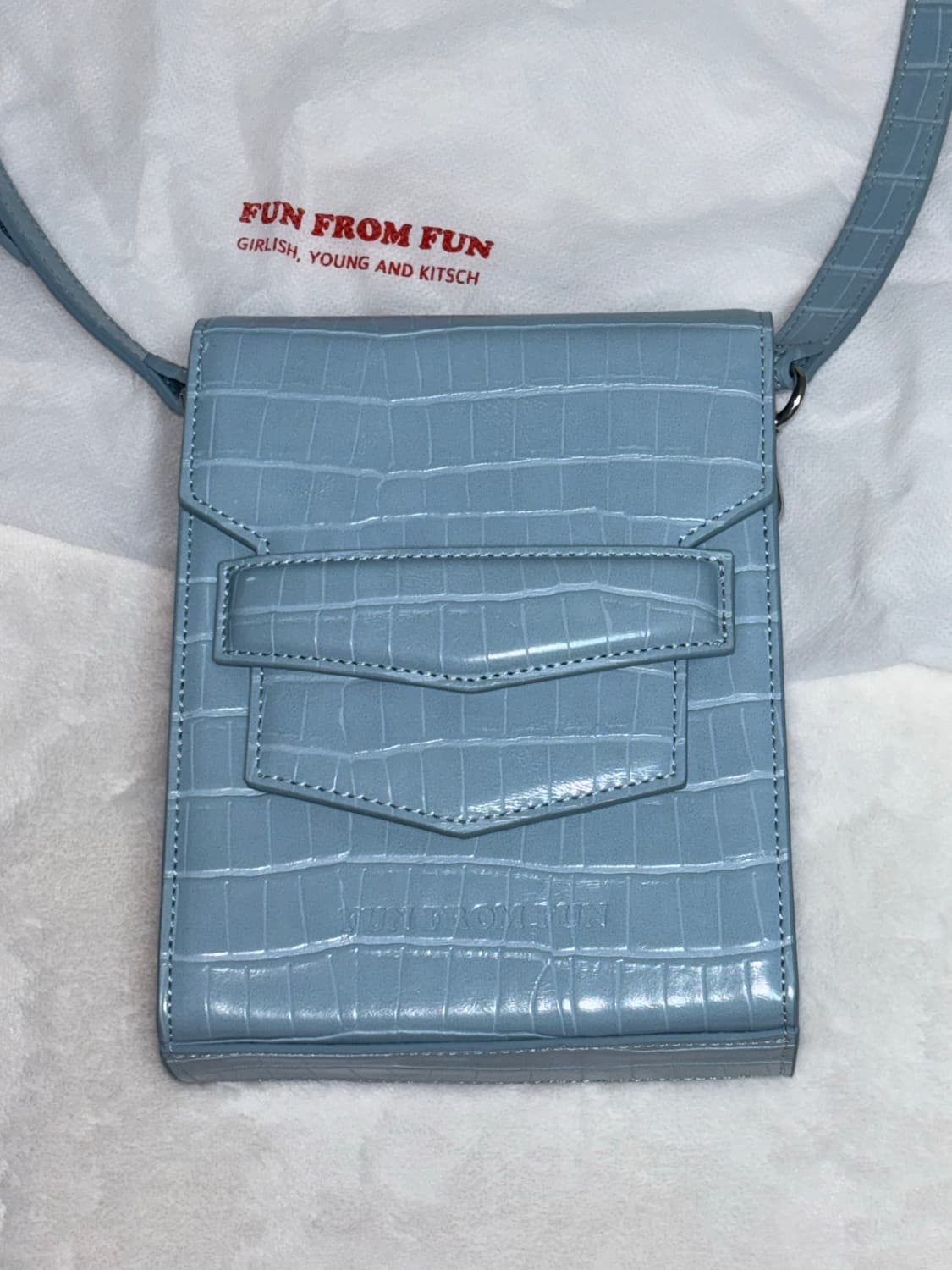 펀프롬펀 croc mini sugar bag blue 상품이미지1