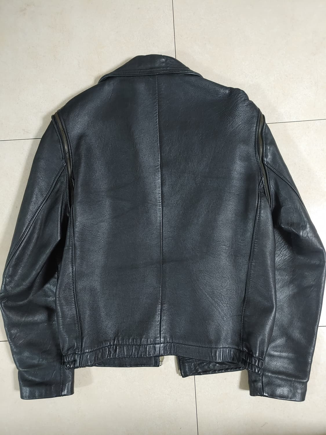 커스텀 프랑스군 플라이트 레더자켓 상품이미지2