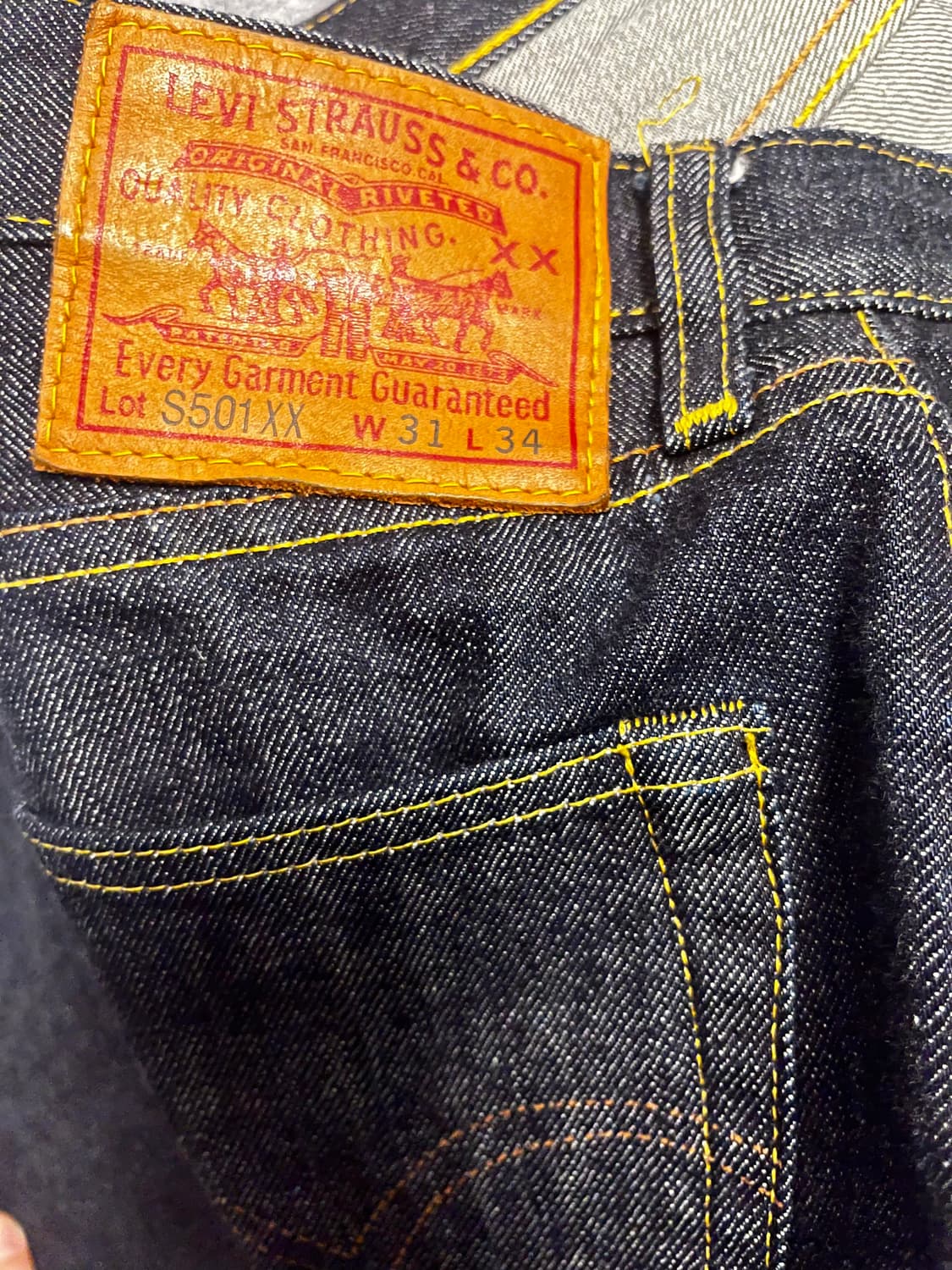 LVC 44501 리지드 31사이즈  판매합니다 (기장수선) 상품이미지4