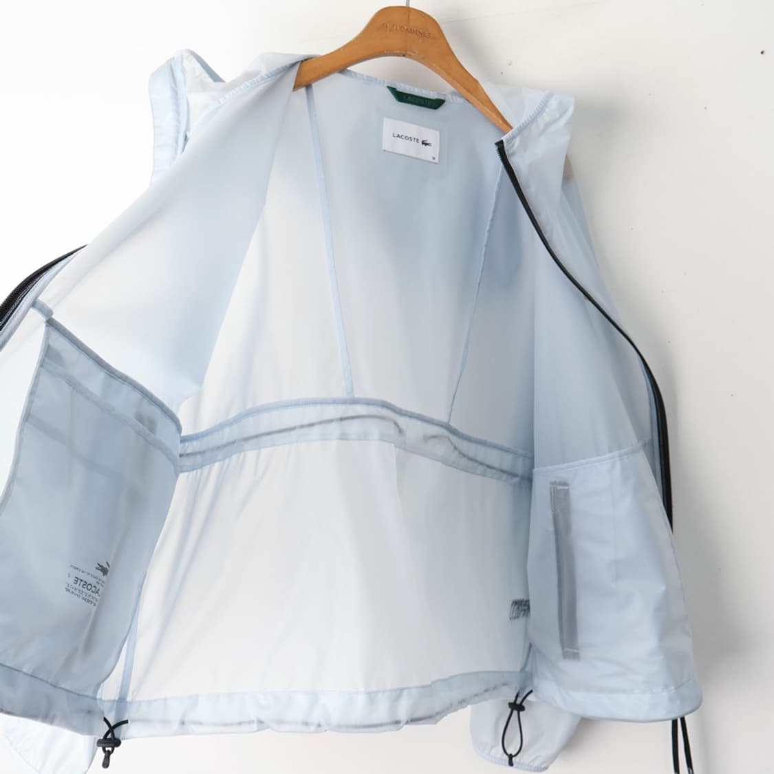 55/라코스테 ACTIVE 투명 윈드브레이커 상품이미지6