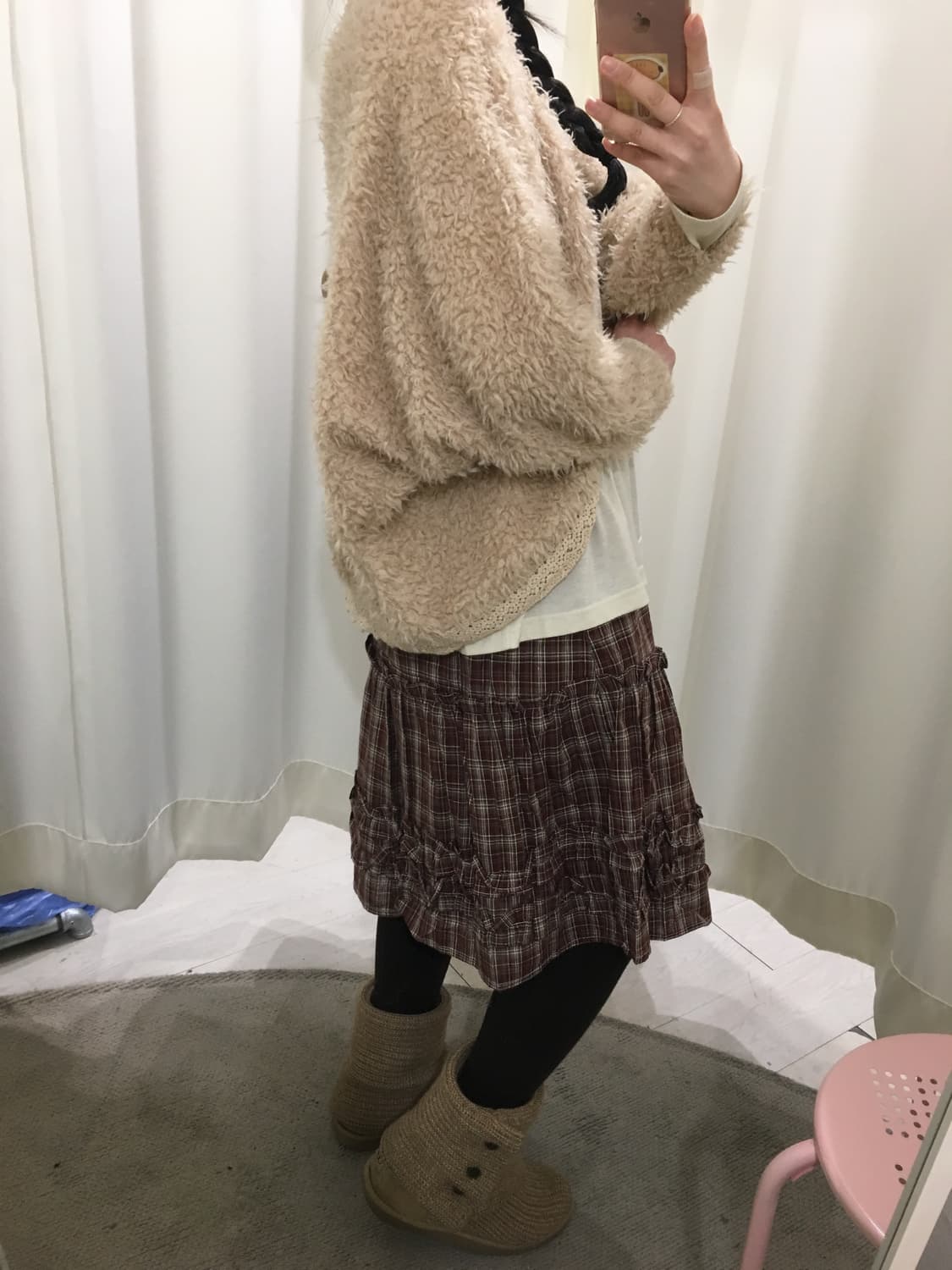 모리걸 레이스 퍼 볼레로 상품이미지6