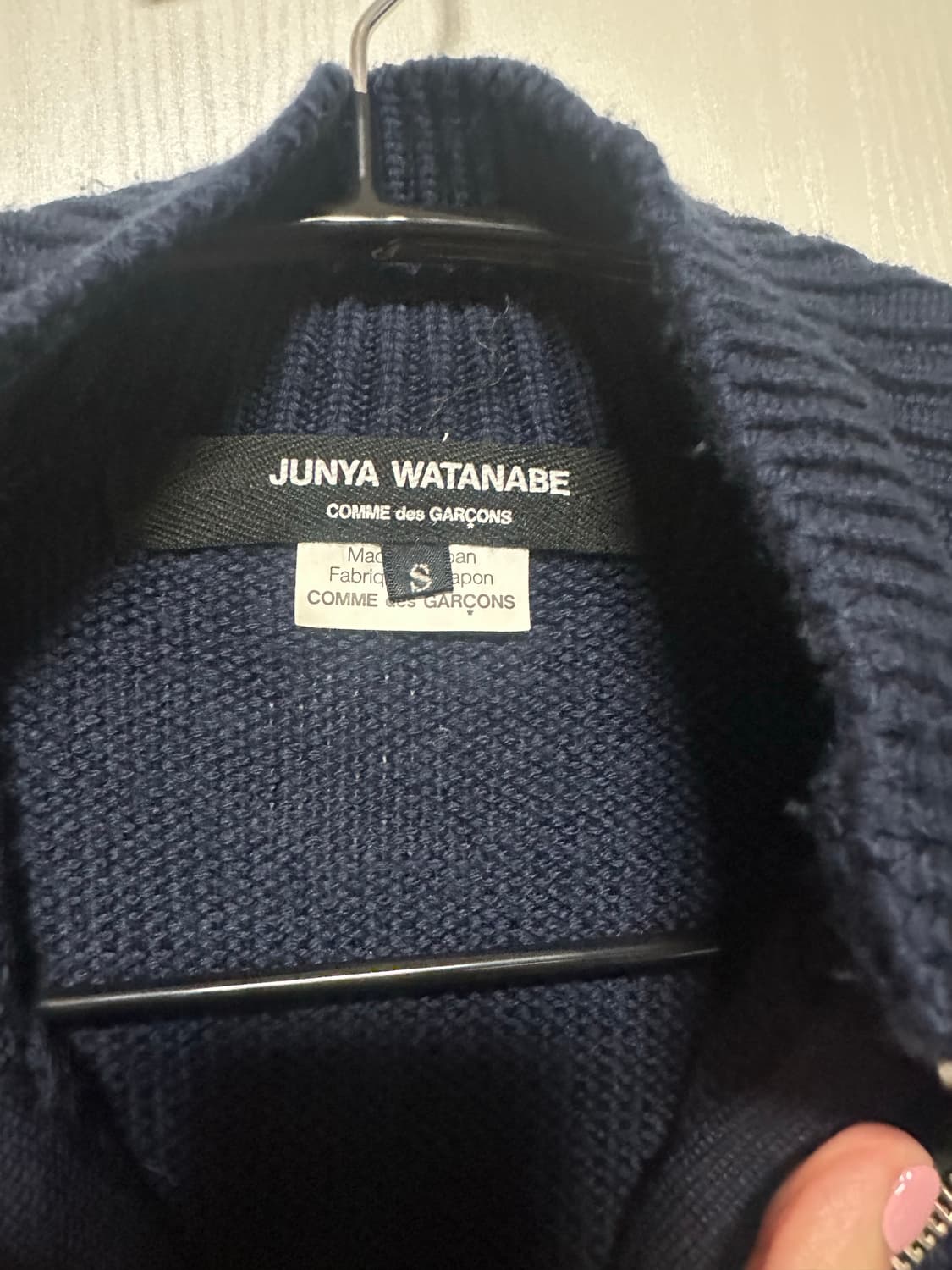 꼼데가르송 준야 와타나베 니트 집업 (s) 상품이미지2
