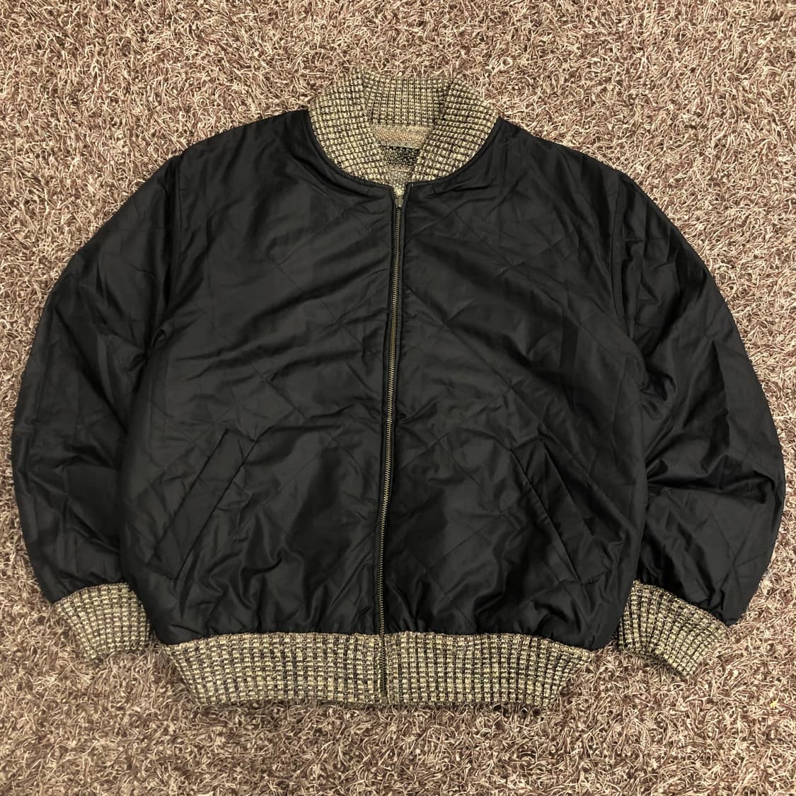 미쏘니 리버시블 멀티컬러 패턴 니트 자켓 상품이미지2