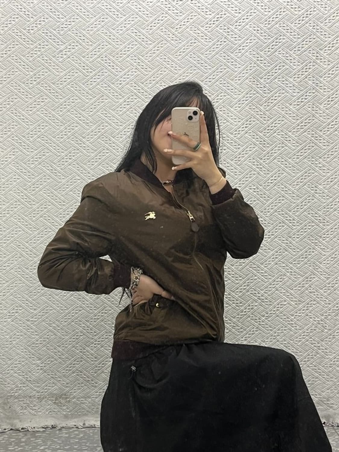 버버리 올드스쿨 리버시블 양면자켓 블루종 95 C06475 상품이미지2