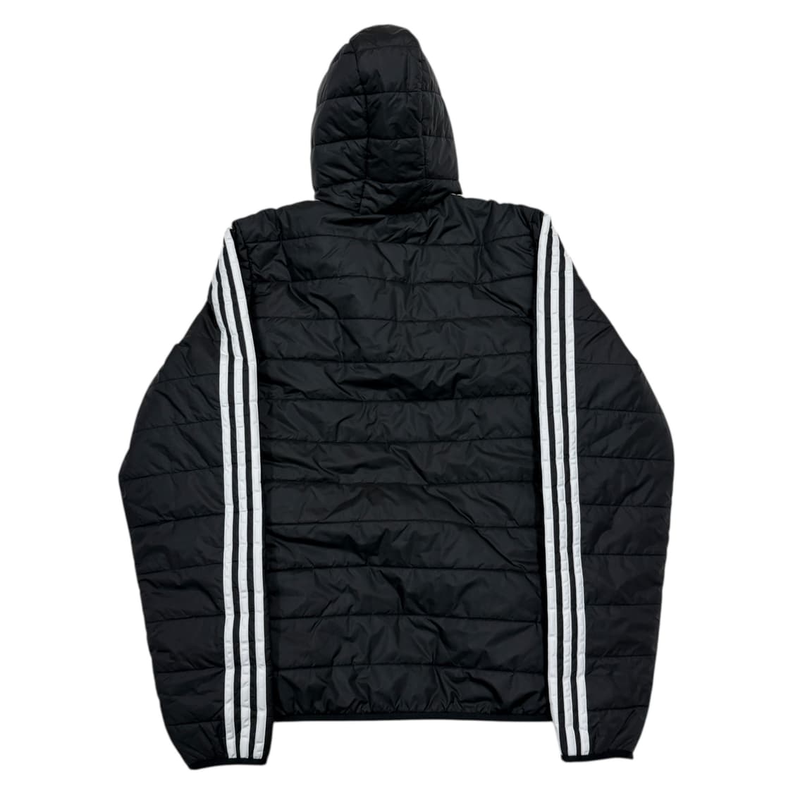 아디다스 패디드 후드 삼선 경량패딩 자켓  L 상품이미지3