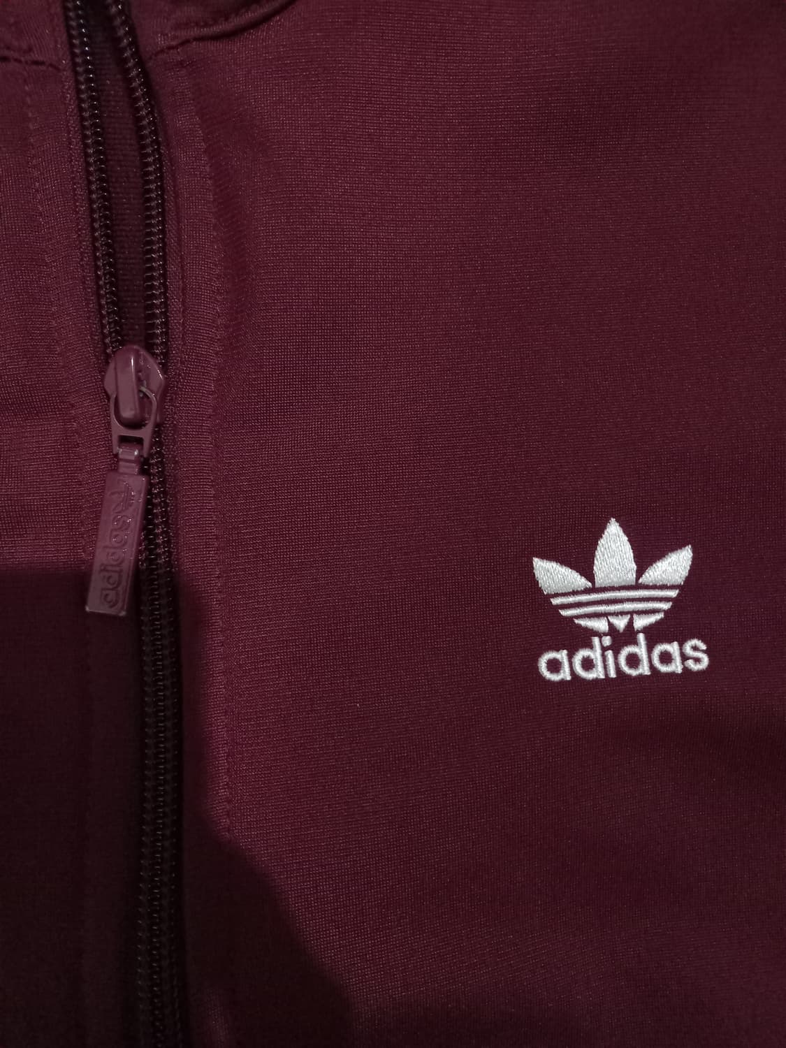 아디다스 대장급 버건디 여자 트랙탑 저지 져지집업 85~90 상품이미지2