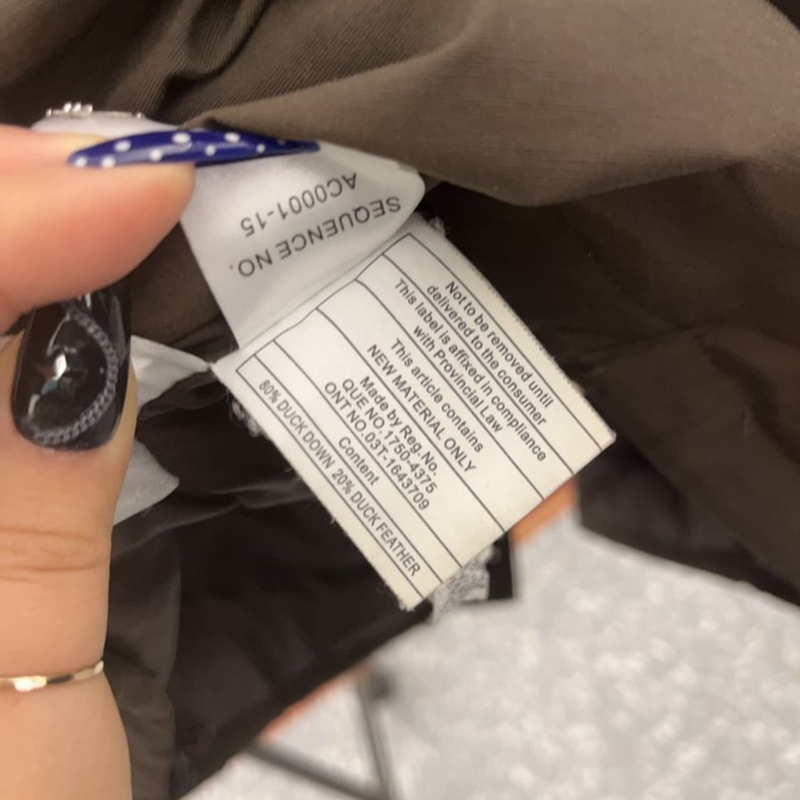 울리치 캐주얼 레트로 덕다운 워크 패딩 자켓 M C08573 상품이미지6