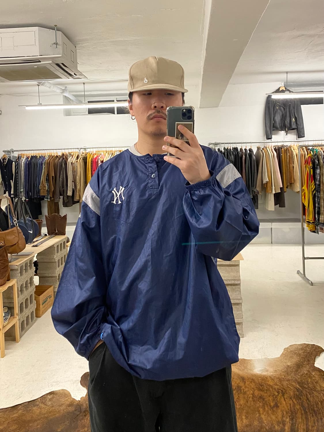 90's STUSSY headgear cap 90년대 스투시 일자챙 상품이미지1