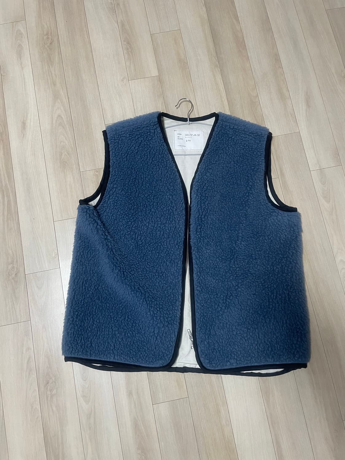 (L)카미엘포트젠스 울 플리스 베스트 김장조끼 상품이미지2