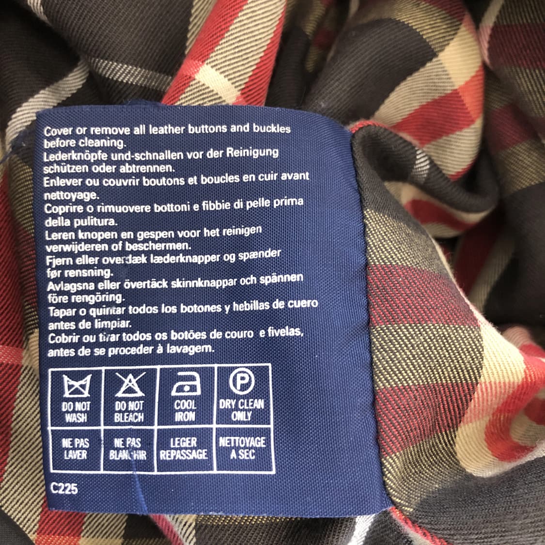 버버리 블루라벨 퀼팅자켓 S  상품이미지8