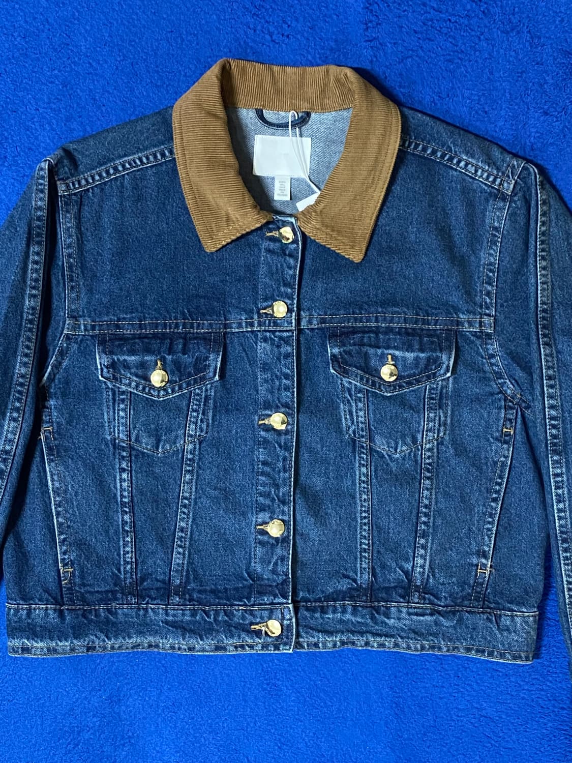 H&M 블루 데님 자켓 L 상품이미지2