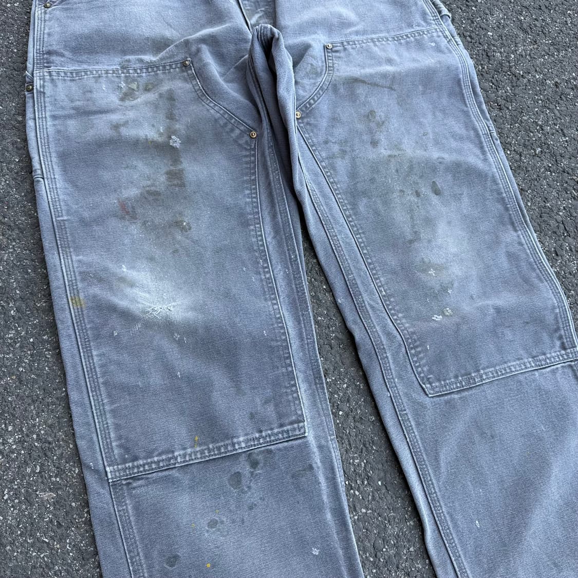 OG USA 칼하트 B01 GVL 더블니 카펜터팬츠 상품이미지4