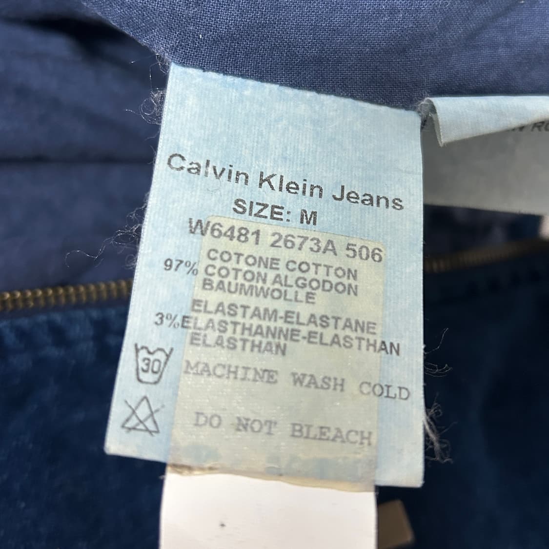 캘빈클라인 블루데님 펑크 자켓 상품이미지5