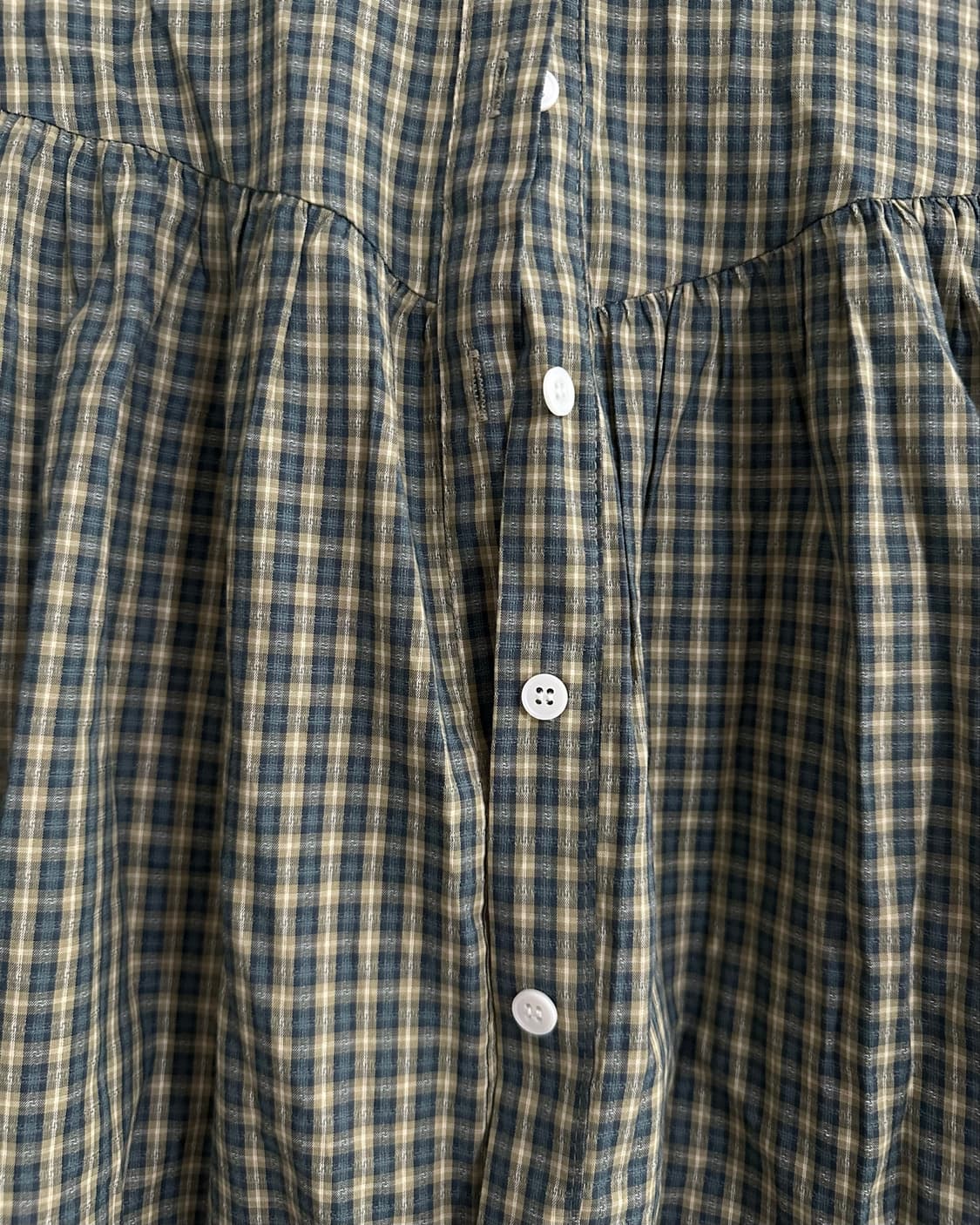 Vintage check blouse  상품이미지3