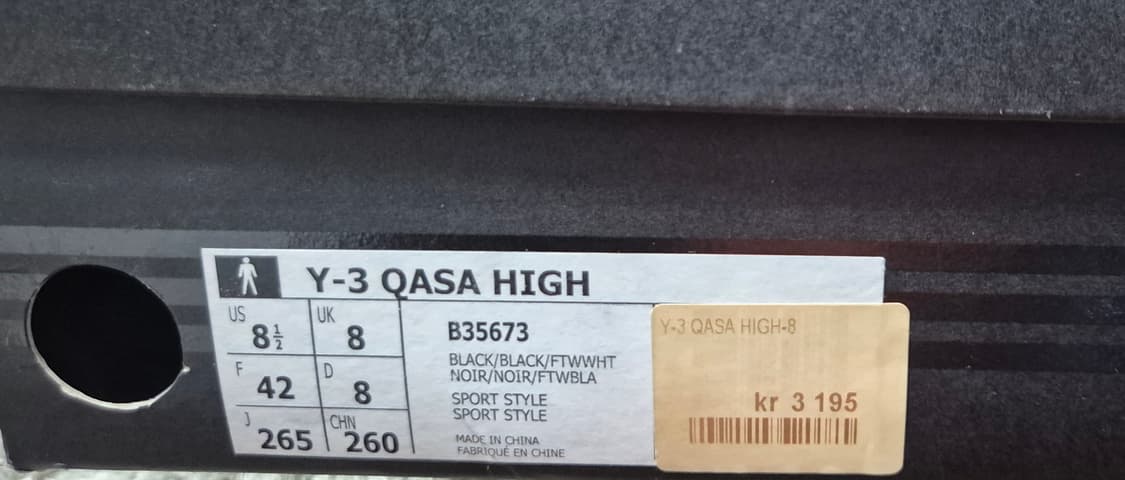 아디다스 Y-3 콰사 하이 (265) 상품이미지8