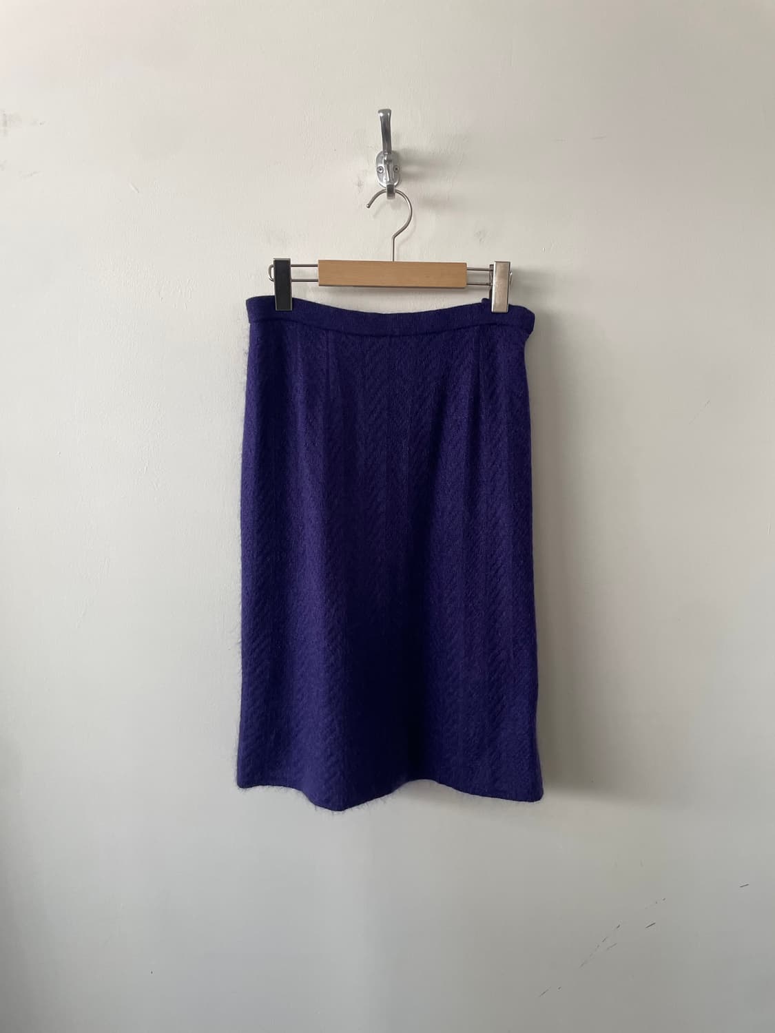 vintage purple twist knit skirt 상품이미지4