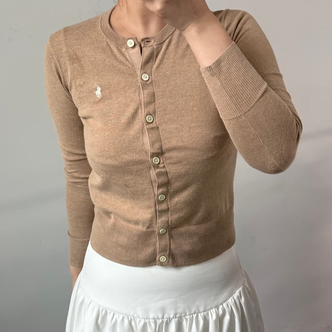 [XS] 폴로 신형 베이지 가디건 상품이미지1