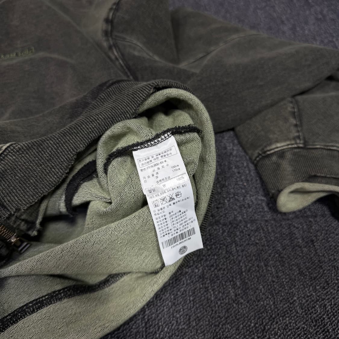 펜필드 페이디드 인디고 카키 풀집업 상품이미지10