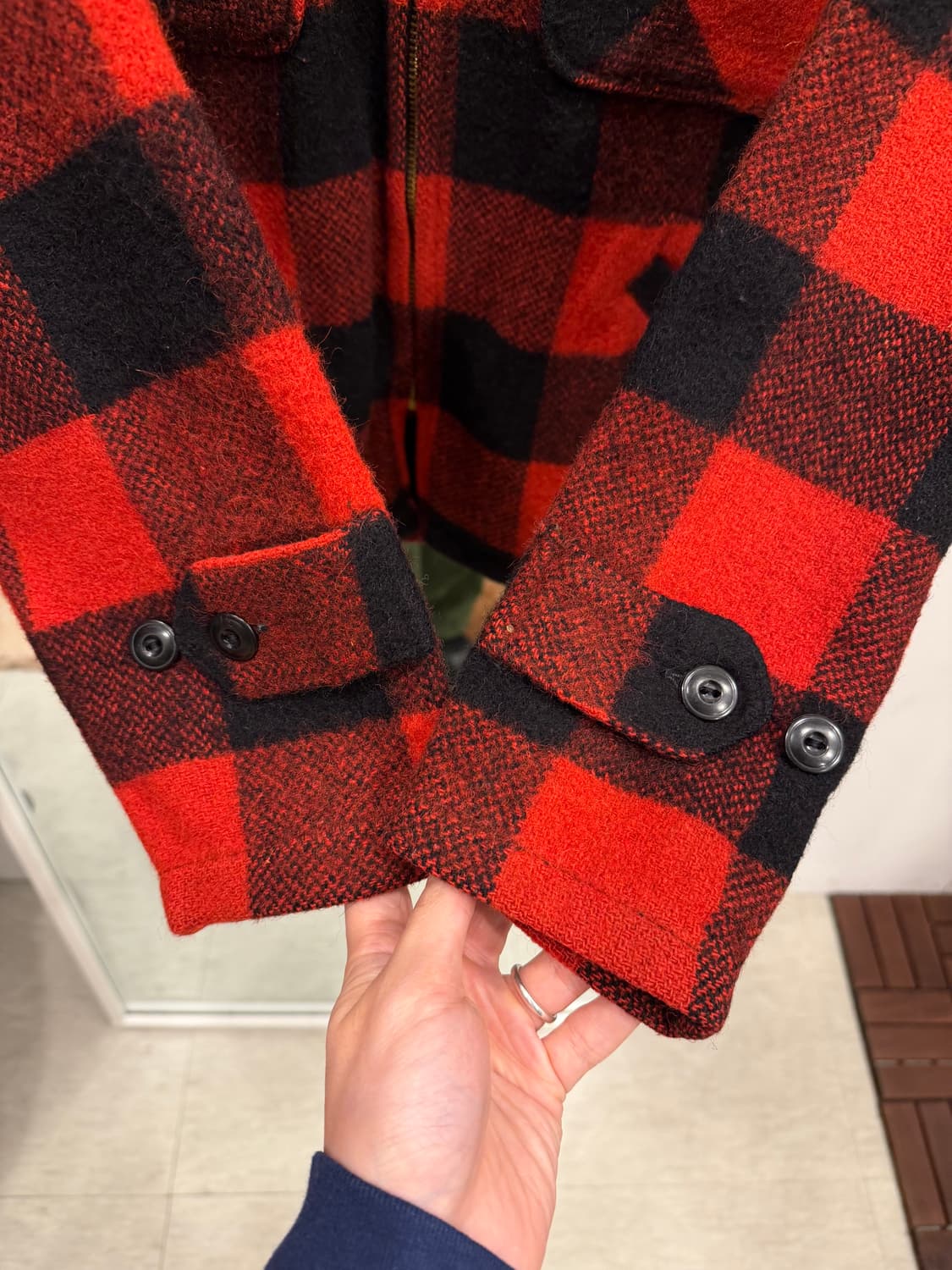 60s Big Bac by Penney's 버팔로 체크 울 헌팅 자켓 상품이미지5