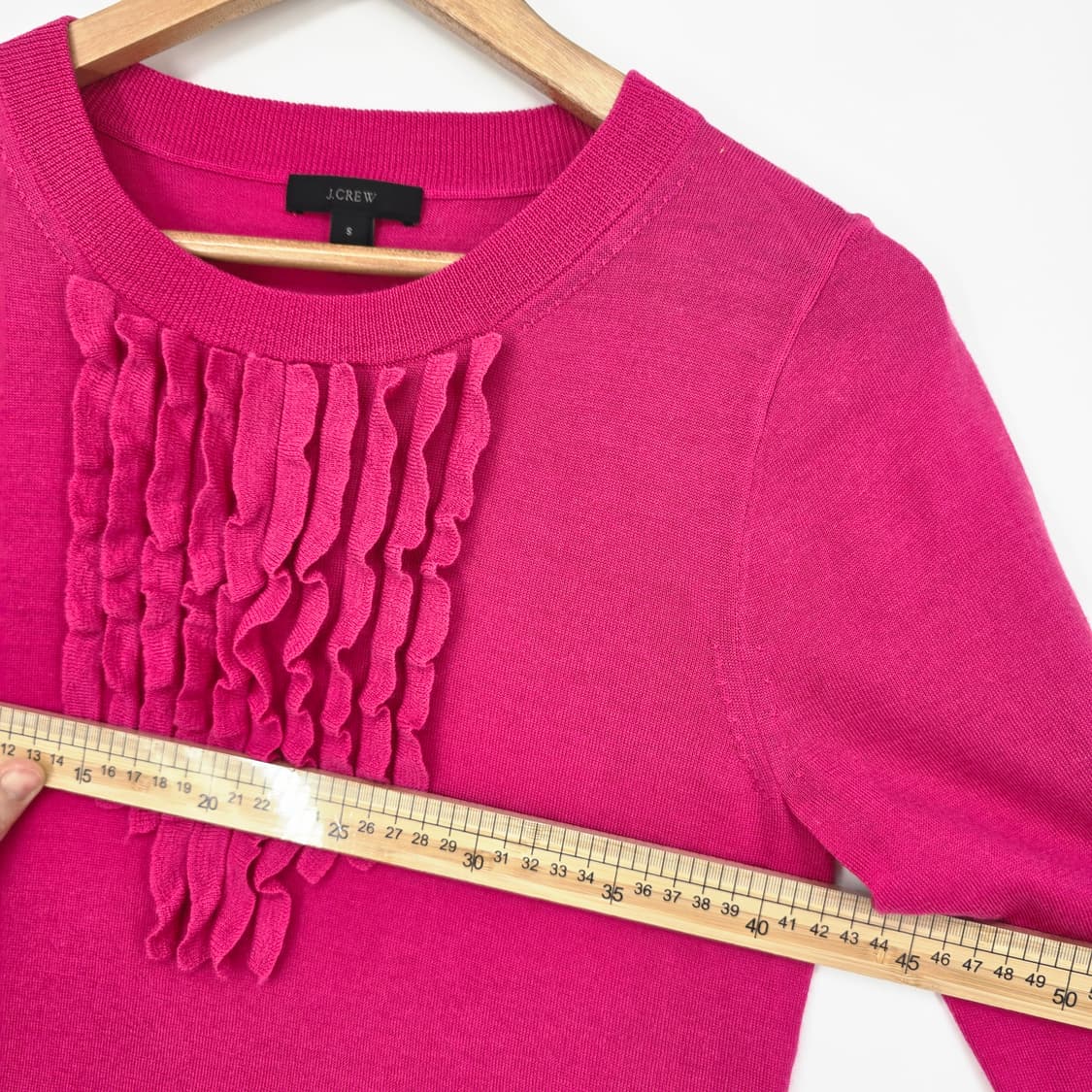 J. Crew Merino Wool Pink Sweater S 상품이미지4
