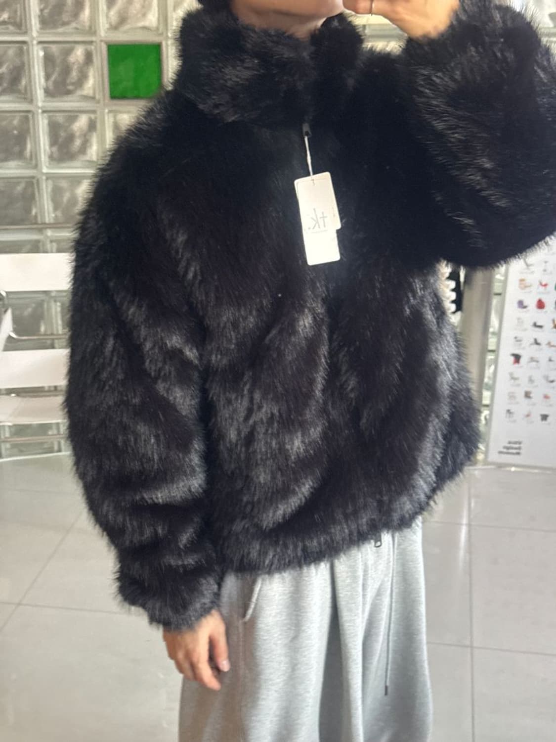 MIX FAKE FUR BLOUSON  블루종 상품이미지3
