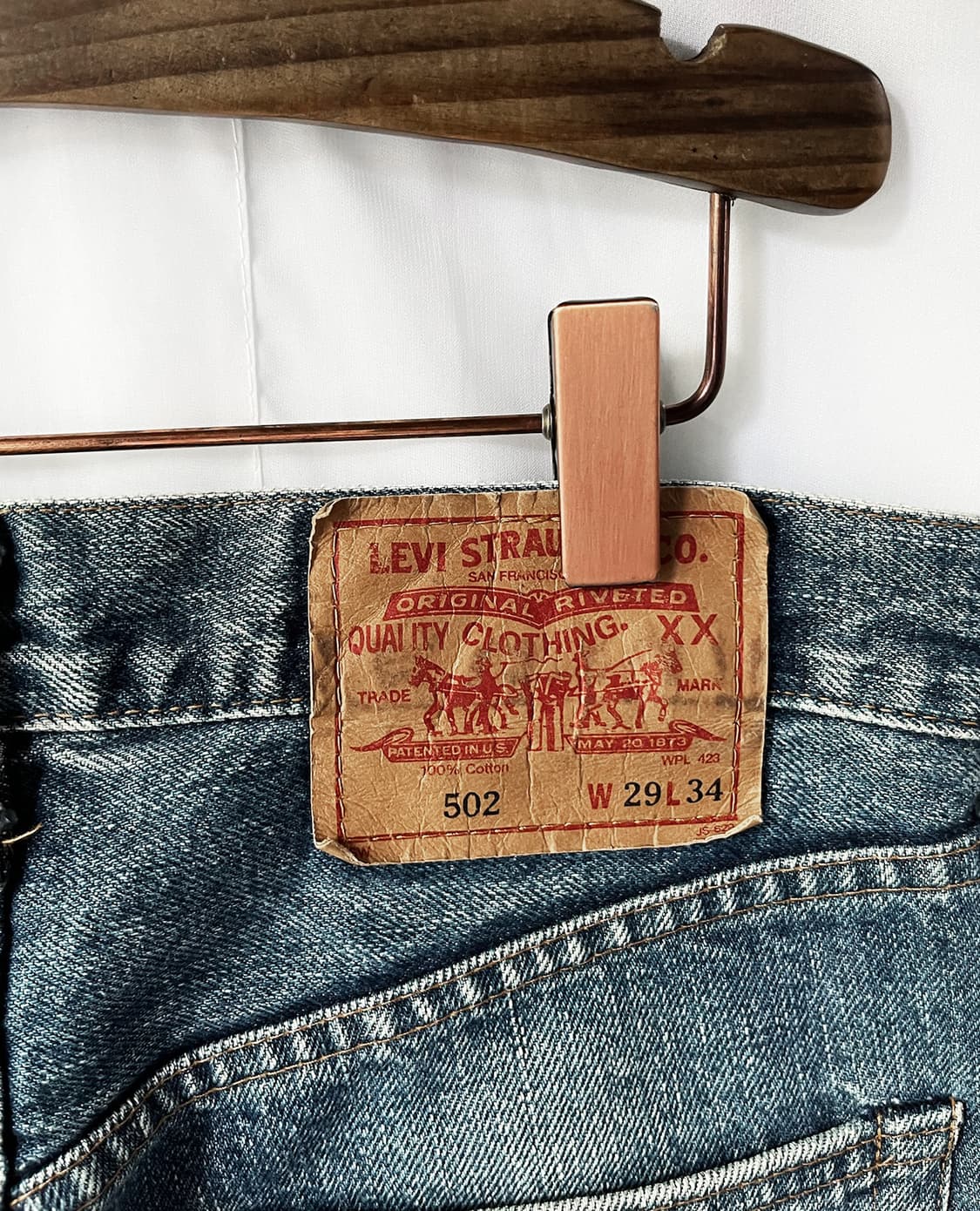 LEVI'S 502 blue jean 상품이미지7