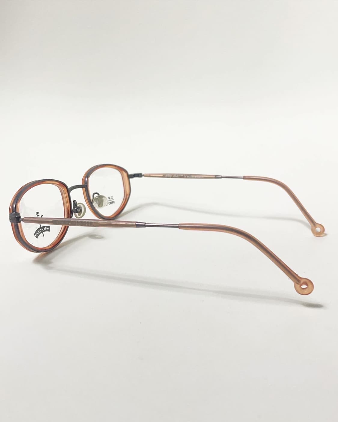 80s 미국제 Why Not 뿔테 빈티지 안경 상품이미지4