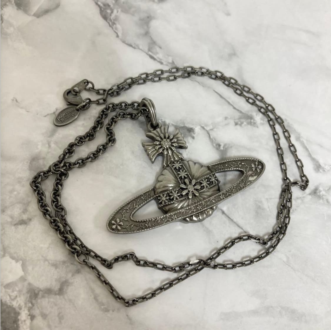 비비안웨스트우드 아카이브 황동 엔틱 orb 팬던트 목걸이 상품이미지1