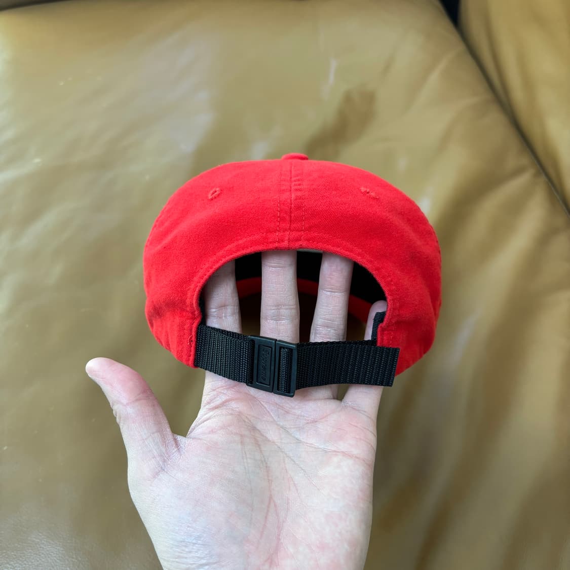 슈프림 6패널 볼캡 모자 24SS 몰스킨 레드 상품이미지8