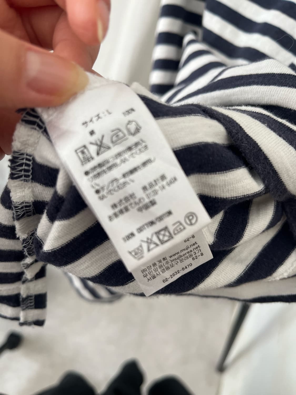 스트라이프 슬리브리스 상품이미지2