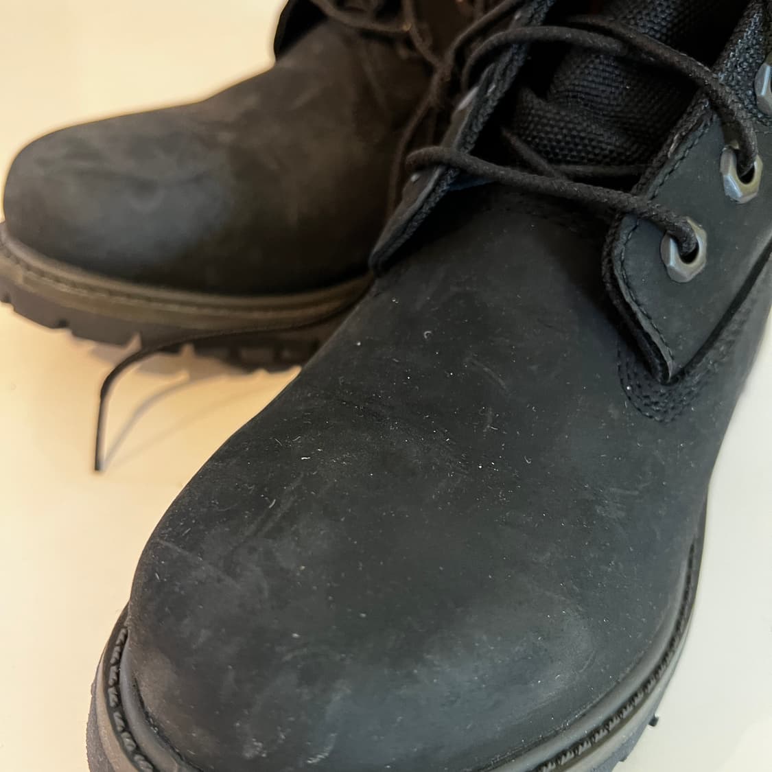 팀버랜드 6인치 스티치 블랙 워커 상품이미지5