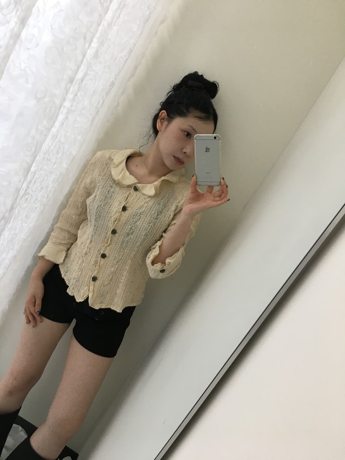 ruffle collar blouse 상품이미지5